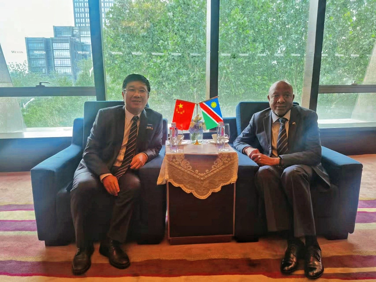 中非合作论坛期间DB旗舰资源 董事长王平卫拜会三国总统